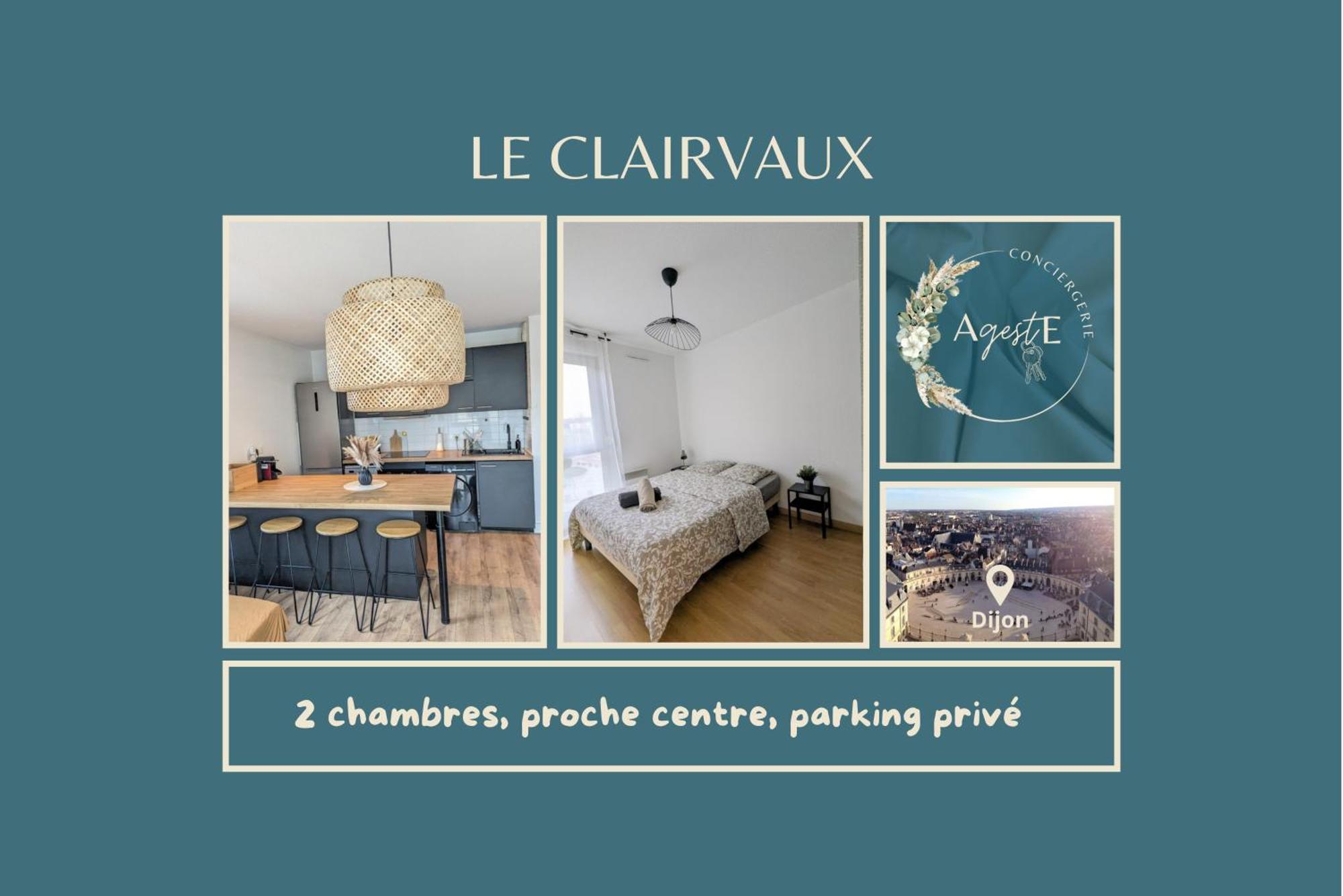 Le Clairvaux - Proche Centre Avec 1 Place En Parking Souterrain ดีจอง ภายนอก รูปภาพ